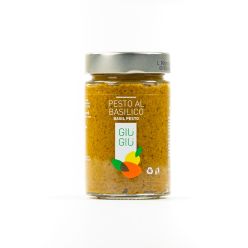 giù giù pesto basilico gr. 200 sicilia siciliano prezzemolo e vitale