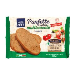 Nutrifree Glutine free Multicereal rustic sliced bread 340g