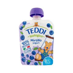 Scaldasole Teddi blueberry yogurt pouch 85g