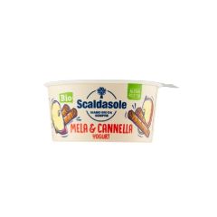 Scaldasole Organic yoghurt apple and cinnamon 135g